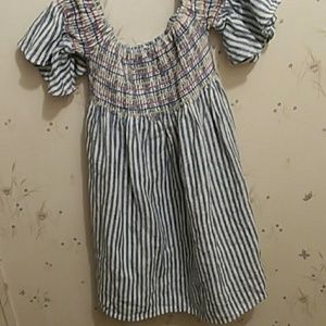 Girls off shoulder dress